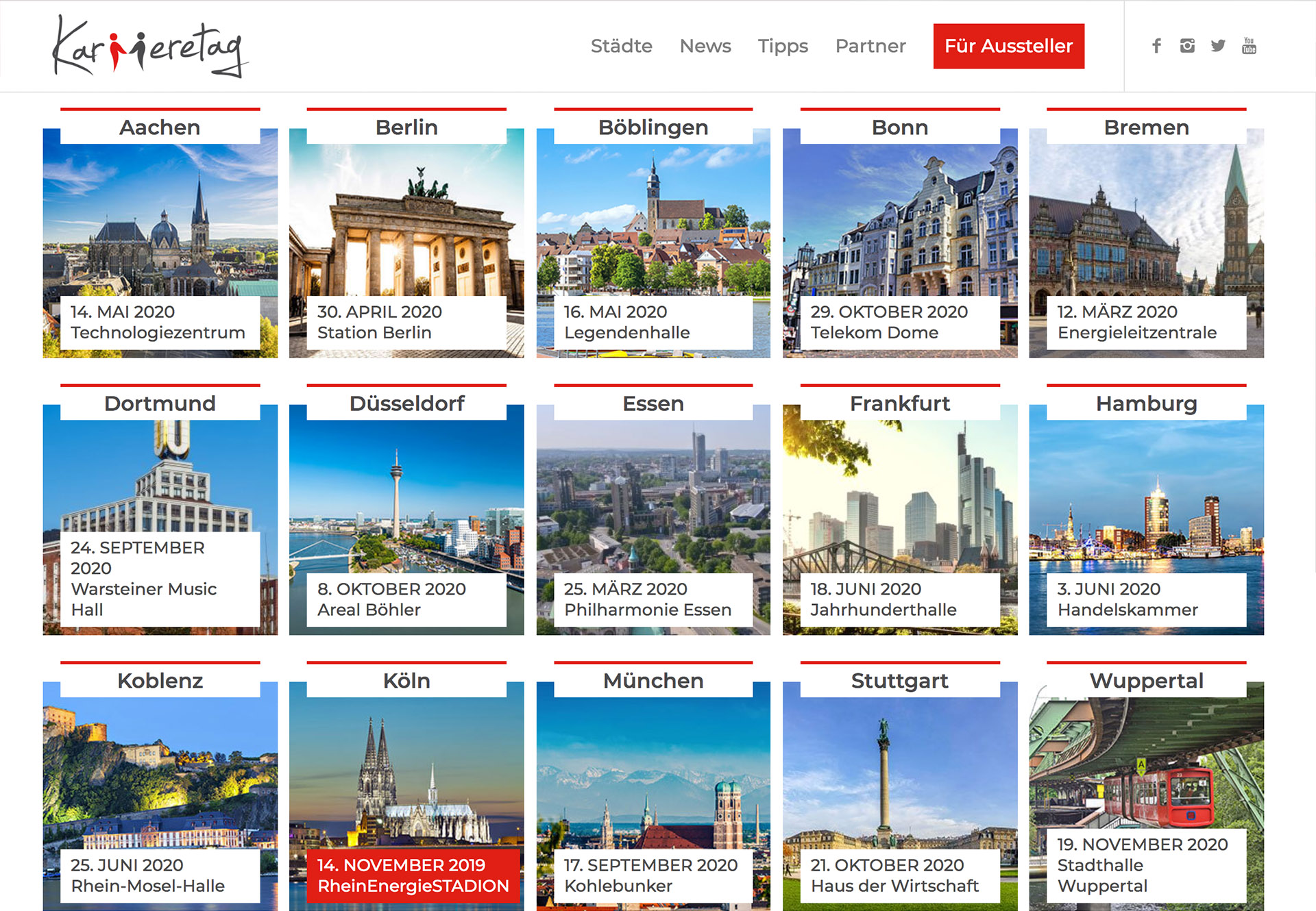 Startseite – Alle Karrieretage